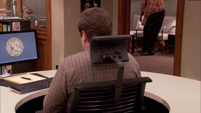OKAY, YOU DID NOT JUST SWIVEL AWAY WHILE I WAS TALKING TO YOU. 
