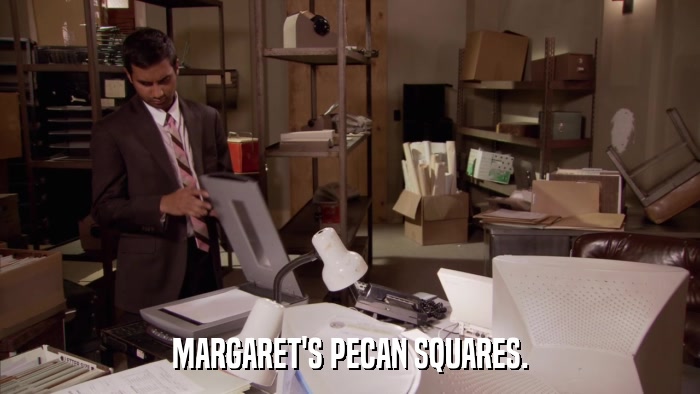 MARGARET'S PECAN SQUARES.  