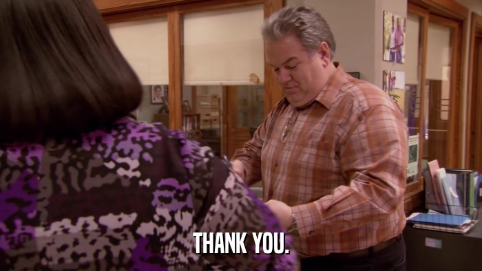 THANK YOU.  