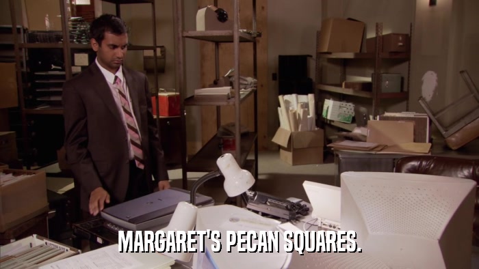 MARGARET'S PECAN SQUARES.  