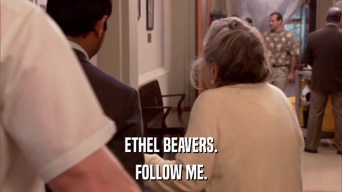 ETHEL BEAVERS. FOLLOW ME. 