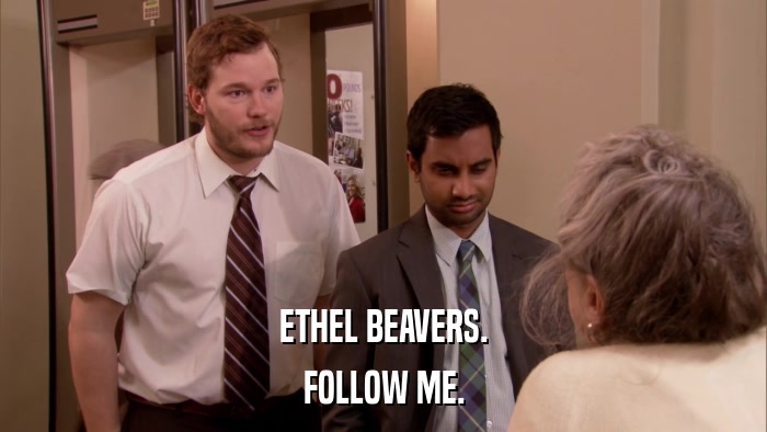 ETHEL BEAVERS. FOLLOW ME. 