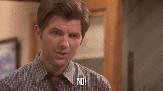 NO!  