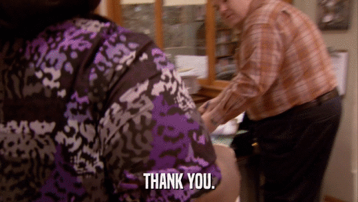THANK YOU.  