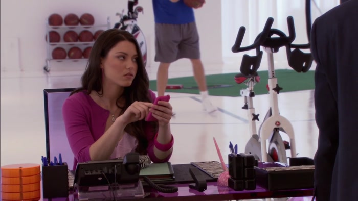 - YEAH. - THAT IS OUR NEW ASSISTANT, TESSA. 