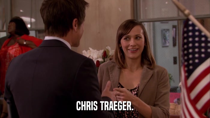 CHRIS TRAEGER.  