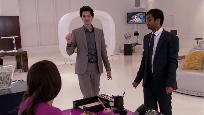 I SAW HER SWEATING REAL SEXY ON THE STAIRMASTER AT BALLY'S. 