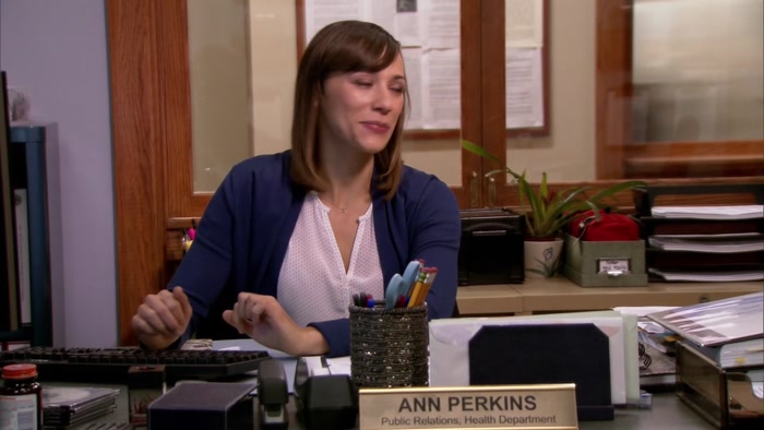 YOU DON'T HAVE TO PRETEND. I KNOW YOU'RE SUPPOSED TO MEET LESLIE HERE. 