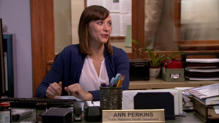 YOU DON'T HAVE TO PRETEND. I KNOW YOU'RE SUPPOSED TO MEET LESLIE HERE. 