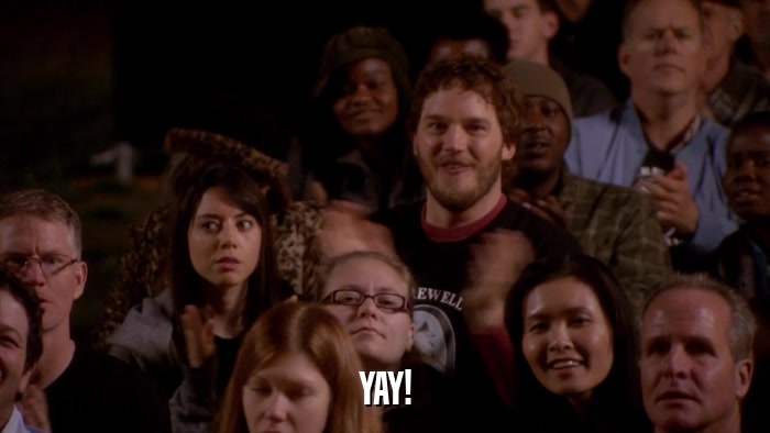 YAY!  