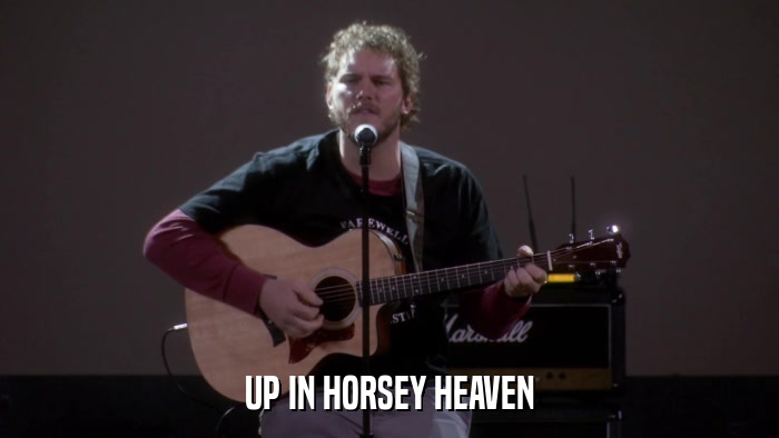 UP IN HORSEY HEAVEN  