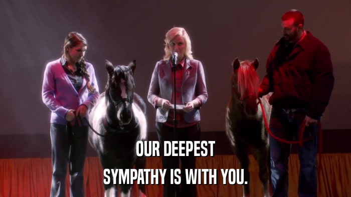 OUR DEEPEST SYMPATHY IS WITH YOU. 