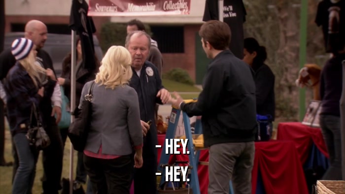 - HEY. - HEY. 