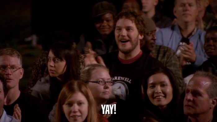 YAY!  