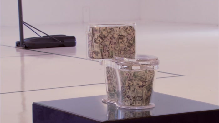 WHY DO WE KEEP OUR PETTY CASH IN A CLEAR PLASTIC TOILET BOWL? 