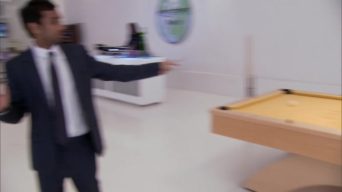 WE GOT A POOL TABLE, A PING-PONG TABLE, A LOUNGE AREA, 