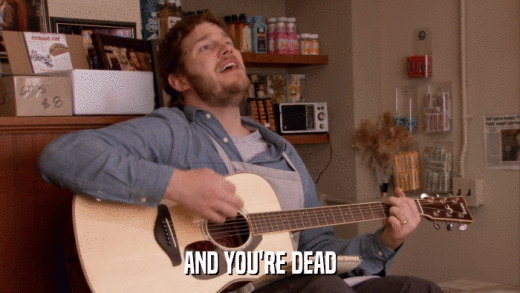 AND YOU'RE DEAD  