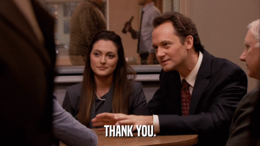 THANK YOU.  