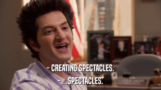 - CREATING SPECTACLES. - ...SPECTACLES. 