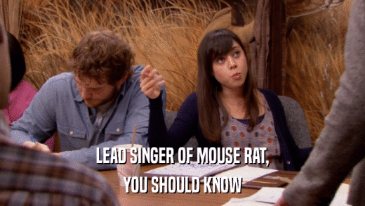 LEAD SINGER OF MOUSE RAT, YOU SHOULD KNOW 