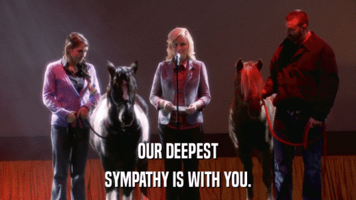 OUR DEEPEST SYMPATHY IS WITH YOU. 