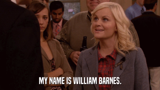 MY NAME IS WILLIAM BARNES.  