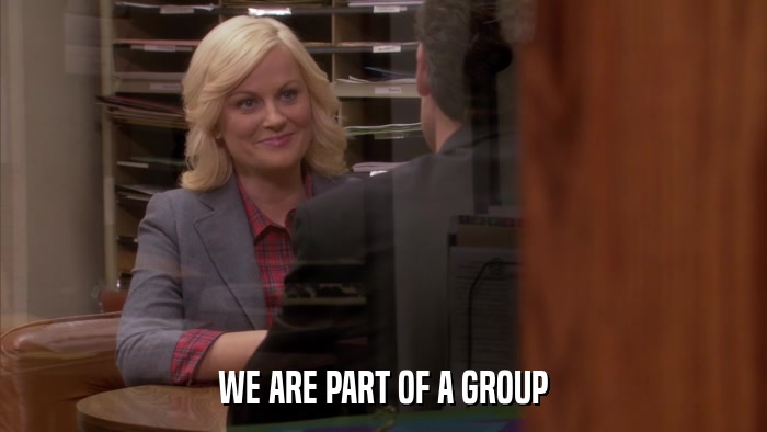 WE ARE PART OF A GROUP  
