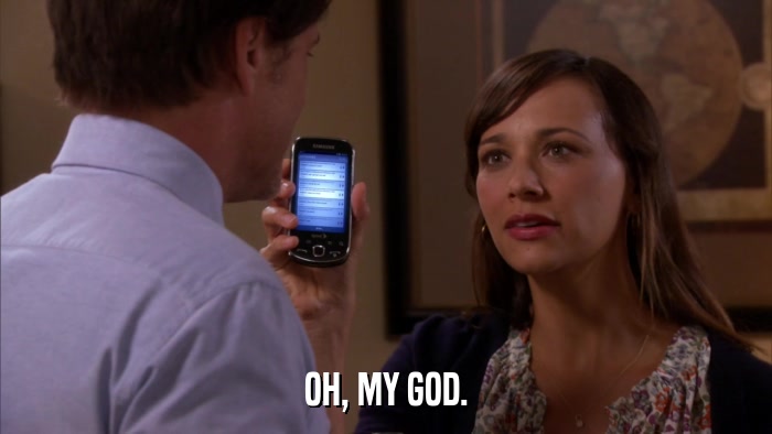 OH, MY GOD.  