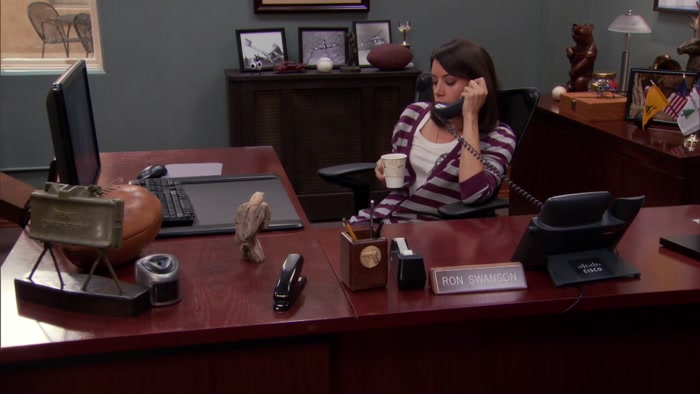 RON ISN'T HERE.  