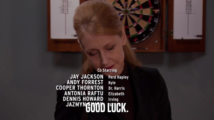 GOOD LUCK.  