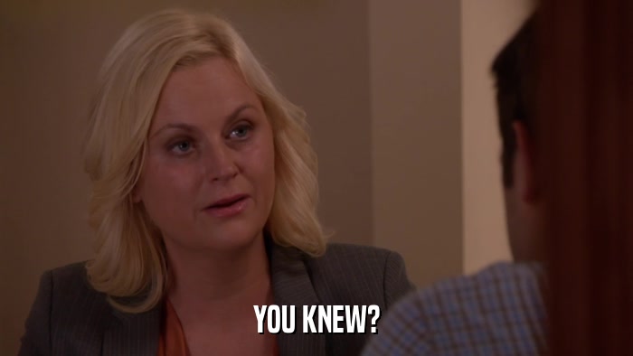 YOU KNEW?  