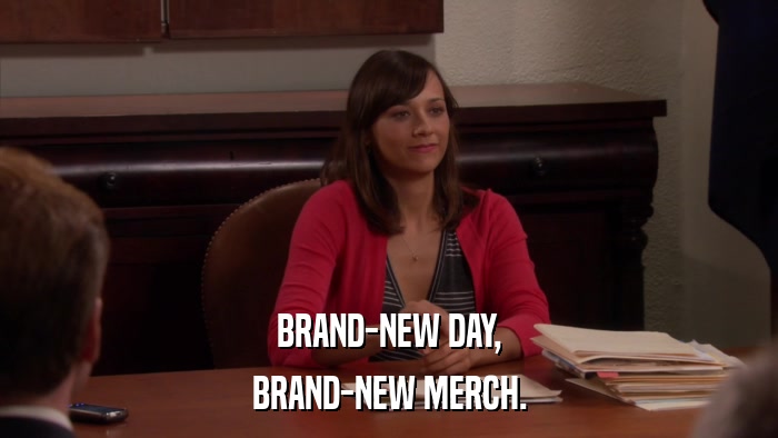 BRAND-NEW DAY, BRAND-NEW MERCH. 