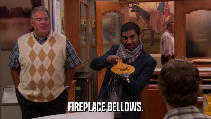 FIREPLACE BELLOWS.  