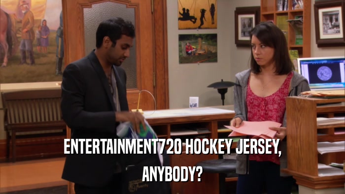 ENTERTAINMENT720 HOCKEY JERSEY, ANYBODY? 