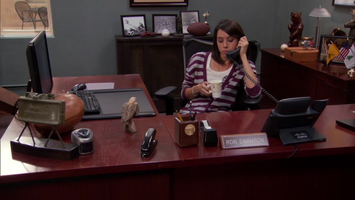 RON ISN'T HERE.  