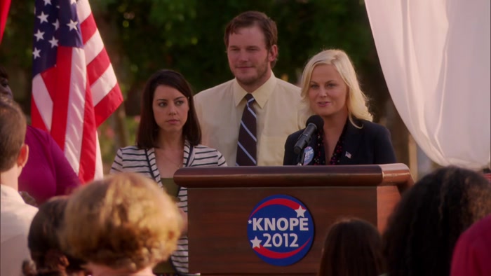 I AM LESLIE KNOPE, AND I AM RUNNING FOR CITY COUNCIL. 