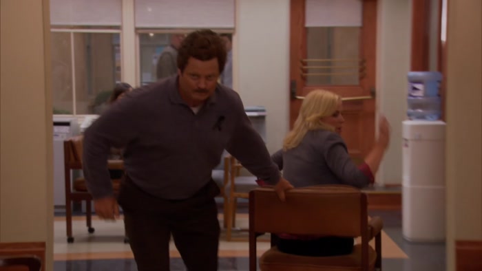 WHOA! WHOA! WHOA, WHOA, WHOA! RON! RON, RON, RON, RON, RON! 