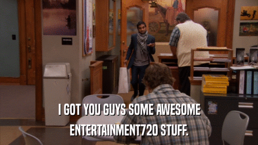 I GOT YOU GUYS SOME AWESOME ENTERTAINMENT720 STUFF. 