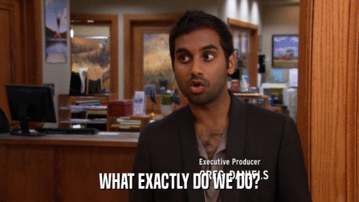WHAT EXACTLY DO WE DO?  
