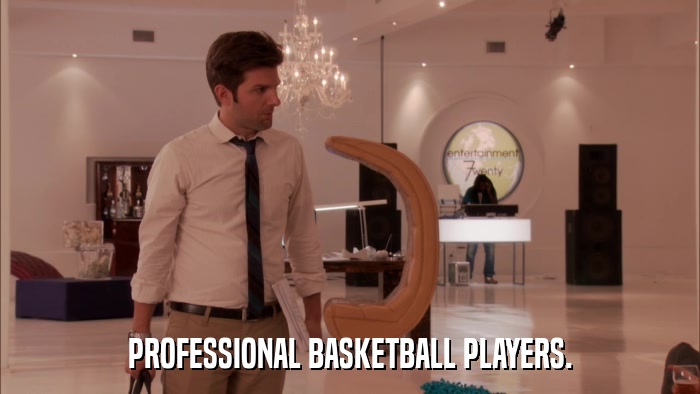 PROFESSIONAL BASKETBALL PLAYERS.  