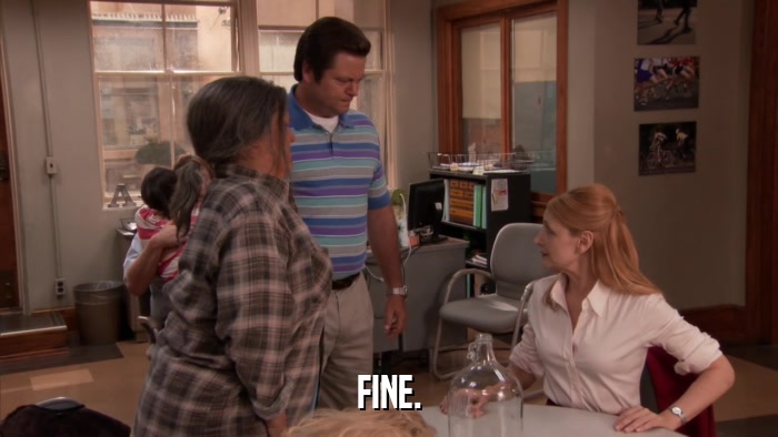 FINE.  