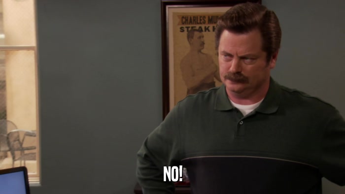 NO!  