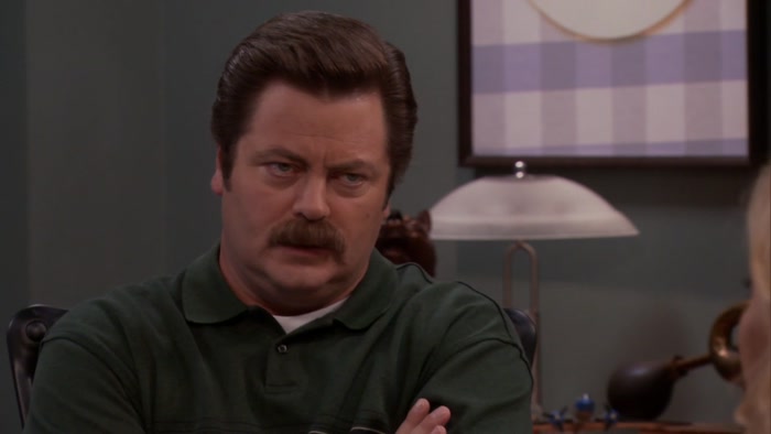 BECAUSE RON AND I HAVE A VERY IMPORTANT MEETING TOGETHER. 