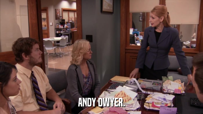 ANDY DWYER.  