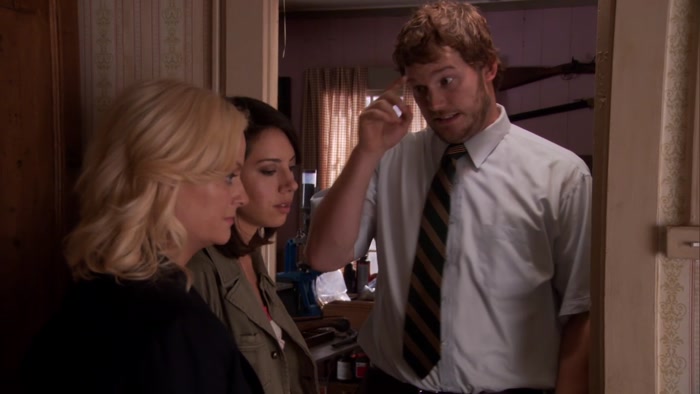 OKAY. WELL, IT'S DEFINITELY RON'S MOM. 
