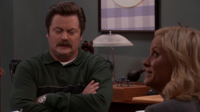 BECAUSE RON AND I HAVE A VERY IMPORTANT MEETING TOGETHER. 