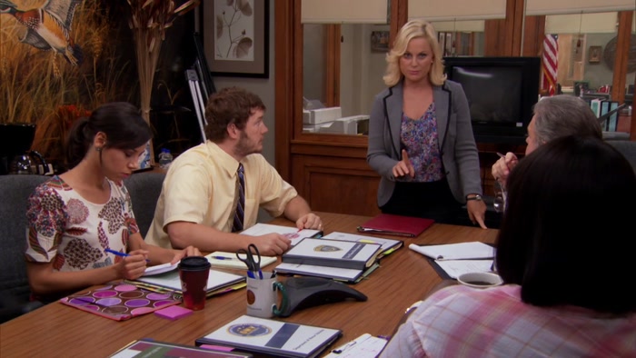 EVERY DEPARTMENT, IN ONE ROOM, ARGUING FOR MORE MONEY. 