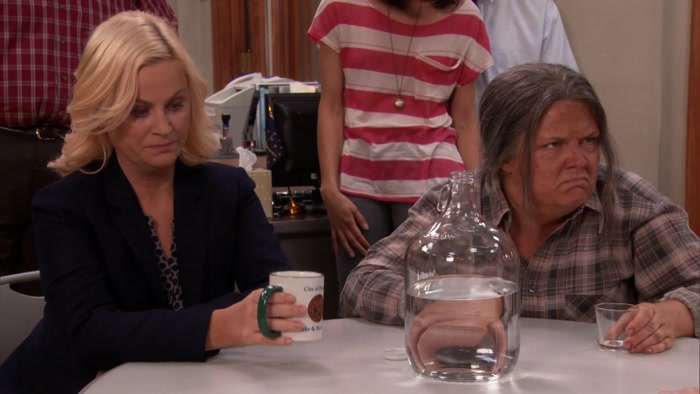 LESLIE, YOU DON'T HAVE TO DO THIS... 