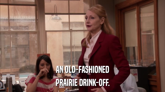 AN OLD-FASHIONED PRAIRIE DRINK-OFF. 