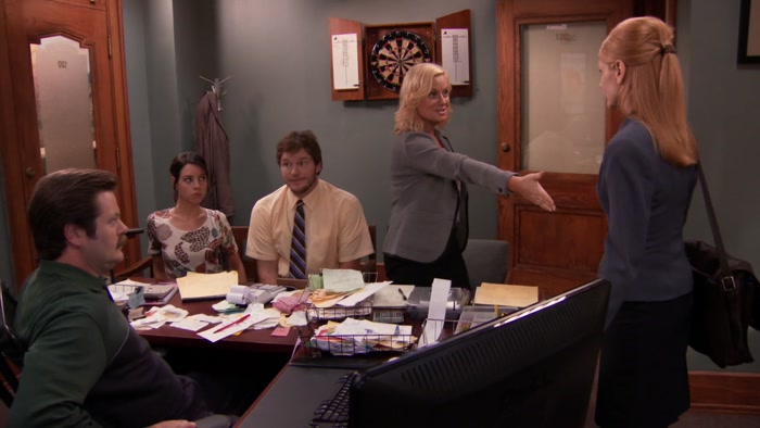 I AM LESLIE KNOPE, DEPUTY--  